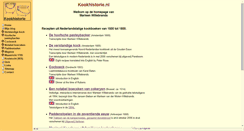 Desktop Screenshot of kookhistorie.nl