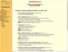 Tablet Screenshot of kookhistorie.nl